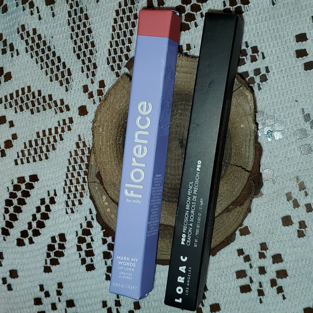 Bundle of 2 Florence Lip Liner - Lorac Los Angeles Brow Pencil